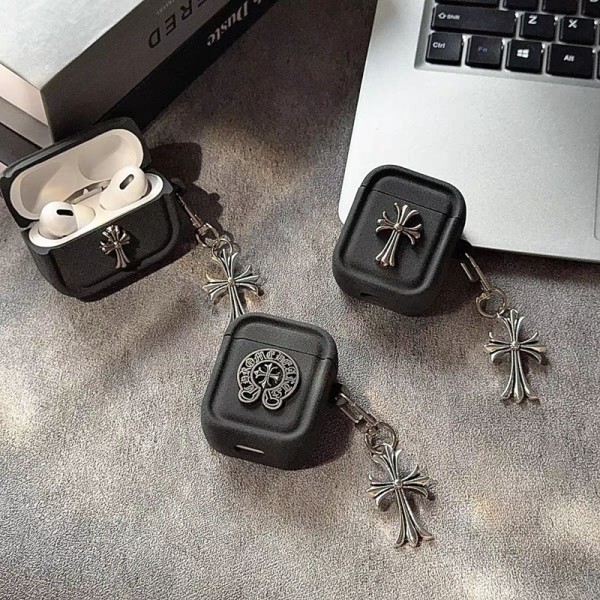 クロムハーツ Chrome Heartsハイブランド AirPods 5 4 3 pro3 2ケースストラップ airpods 5 4 3 2 1カバー 耐衝撃 エアーポッズ 5 pro3 4プロ2ケース 激安 ブランド エアーポッズ 5  4 プロ2 3/2/1ケースブランド AirPods 5/4/3 Pro2/proケース メンズレディーズ