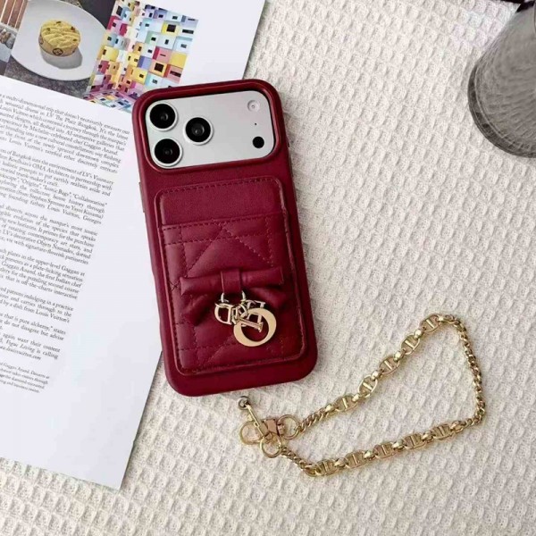 Dior ディオールiphone 18/17Pro/16/14 pro/15 pro max 16 plus 17 17eカバー ストラップ付 カード入れiphone 18pro max/16 17 pro air 14 15 16 plus 17ケースカバースタンド付きセレブ愛用全機種対応ハイブランドケース パロディiphone 18pro 17 air 16 15 14/13 pro max 17スマホケース コピー