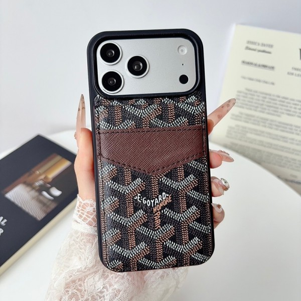 Goyard ゴヤールハイブランド アイフォン18pro 17air 16  pro max 15 17eギャラクシー s24 ultra s26 s25plus カバーレディースメンズ激安iphone 18 17 pro max/16 15/14 pro 17e galaxy s26 + s25 ultra s24 plusカバー ストラップ付 カード入れ韓国風セレブ愛用 ギャラクシーs26 s24 s23 ultra s25 アイフォン16 15 18 17pro max air 17ケース