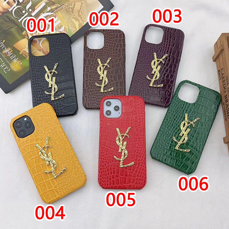 YSL　ブランド　iphone12miniカバー　高級感　韓国風