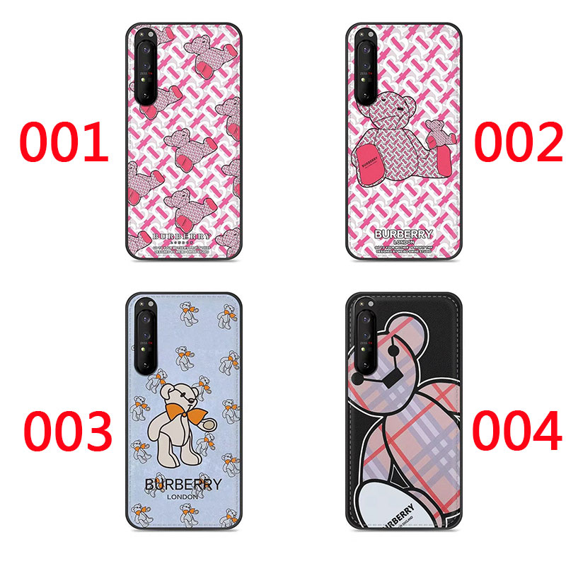 Burberry/バーバリー ペアお揃い アイフォン14/12 Pro Max Galaxy S21ケース Galaxys22/Note20 S10/S9plus Xperia Pro-I 1/10/5 Ivケース 