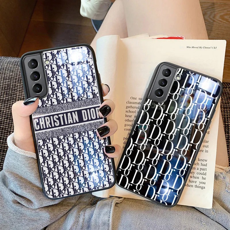 Dior/ディオール シンプル Galaxy S21/Note20/S10/S9 Plusケース