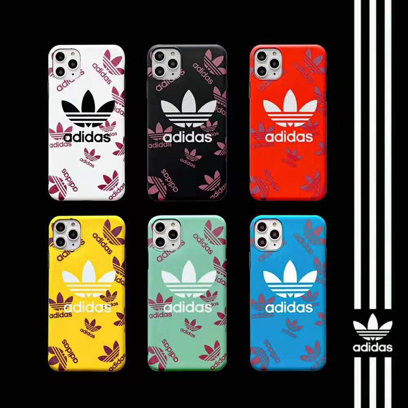 お洒落三つ葉iphone xr/xs maxケースadidas