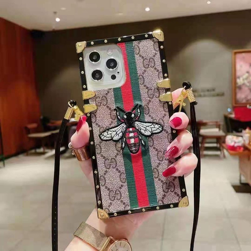 gucci  IPHONE12 miniケース フレーム型 メンズレディース