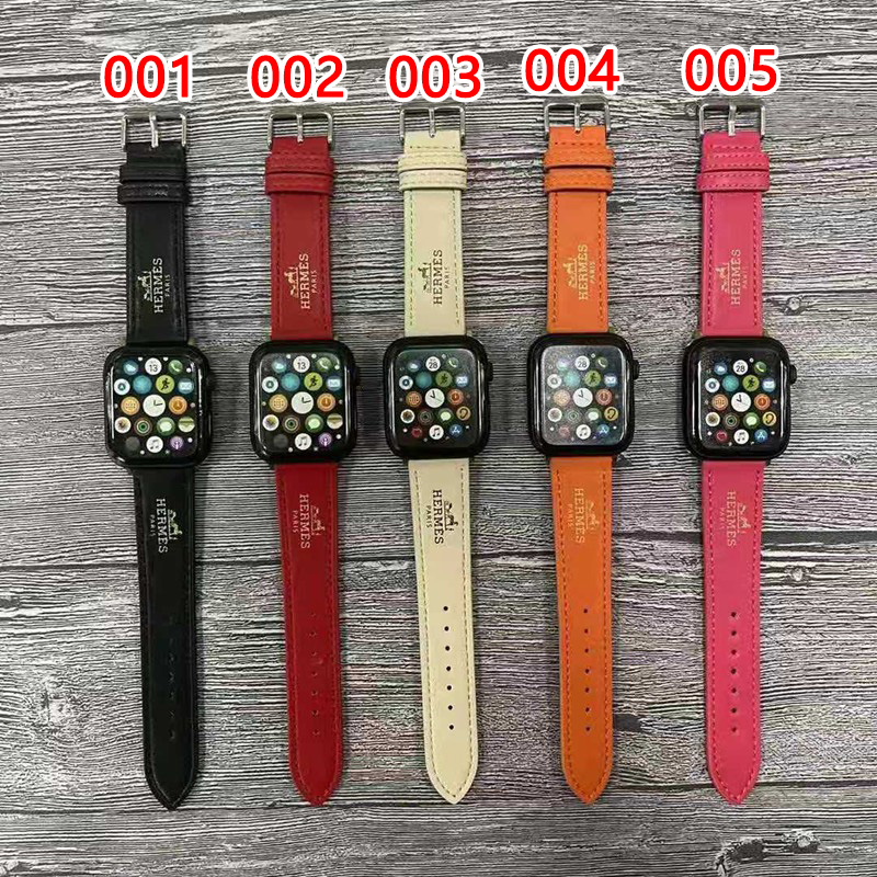 エルメス Apple Watch 6/5/4/3ベルト革製交換用 watchバンド