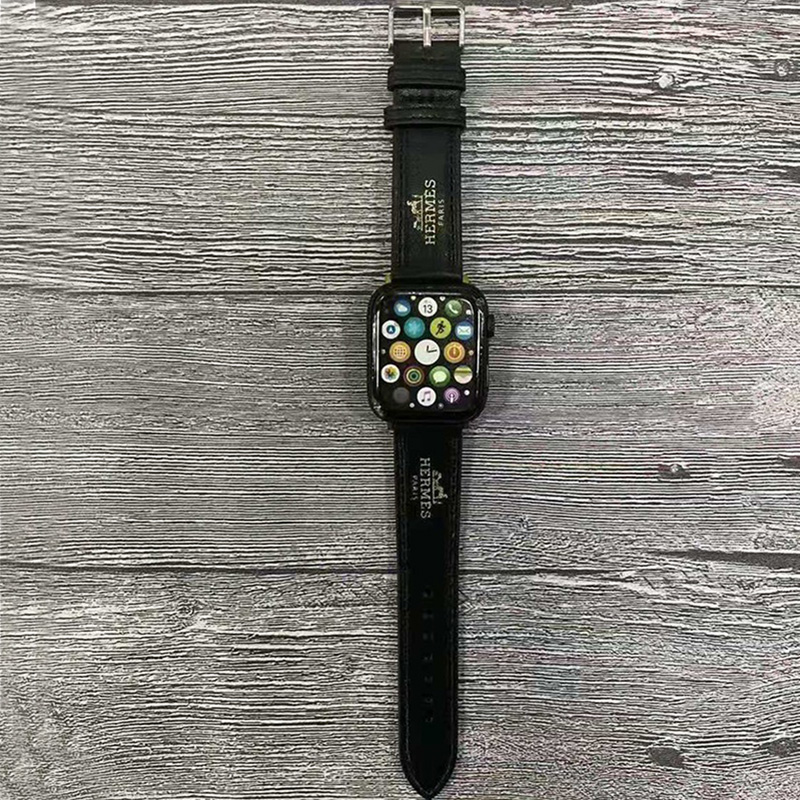 Apple Watch 6/5/4/3 ブランドバンド エルメス　Ins風 