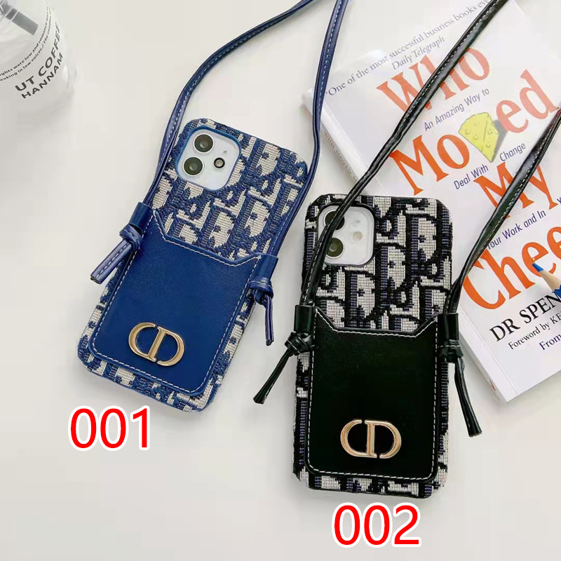 Dior/ディオールブランド Iphone13/13pro/13Maxケース個性潮ショルダー肩膀