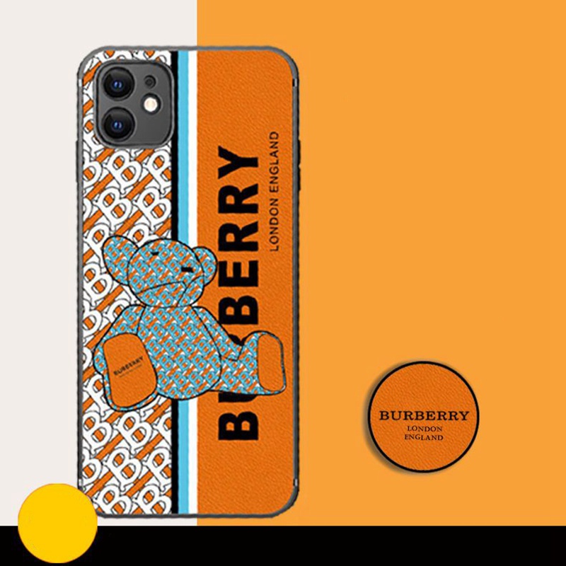 バーバリー burberry ブランド iphone 14/14pro/14pro maxケース 個性 ボックス ロゴ 熊柄