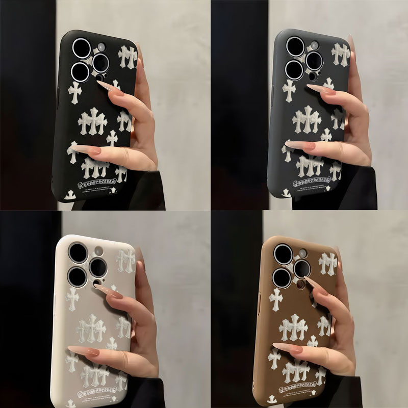 Chrome Heartsアイフォン16 plus15 14+ 16 17pro max カバー