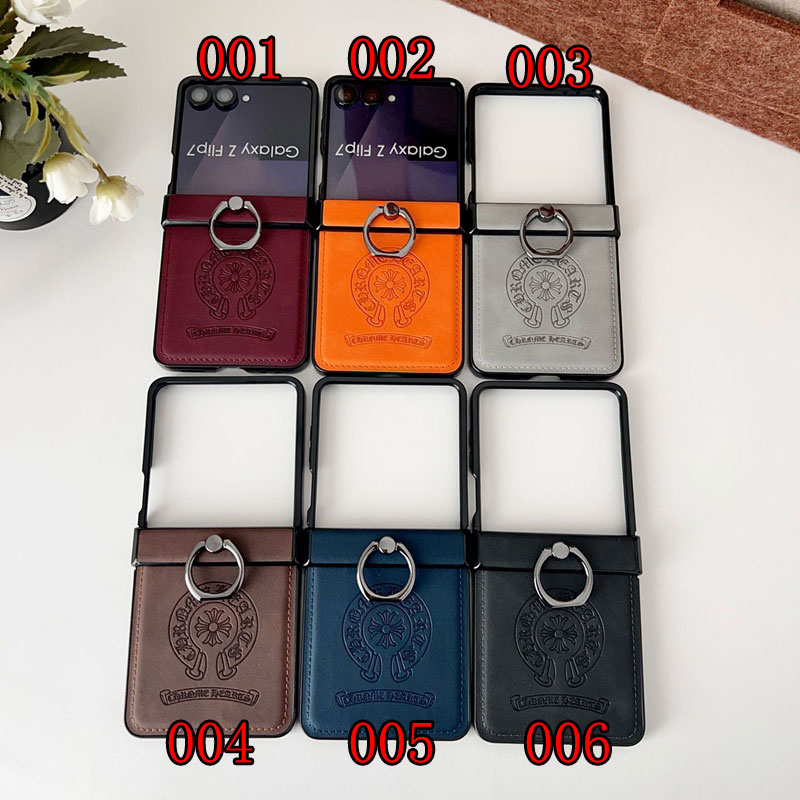 クロムハーツgalaxy z flip 7 6 5 4 2025ケース