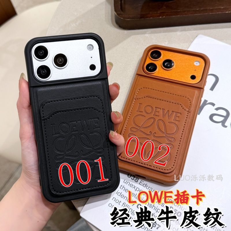 LOEWE アイフォン18pro air 16 plus 15 14+ 16 17pro max カバー