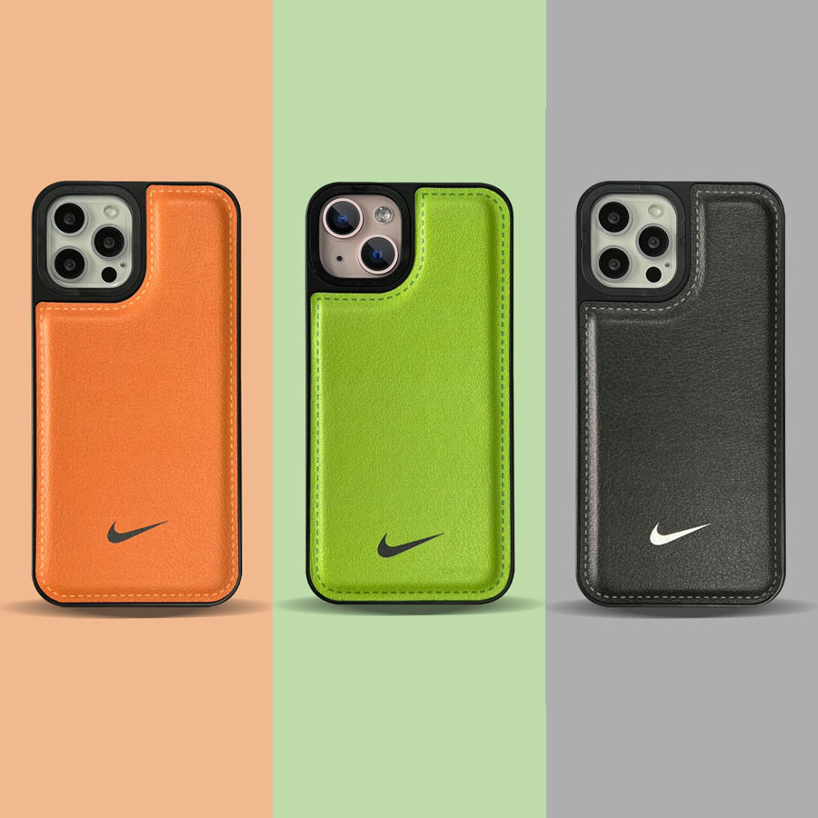 Nike アイフォン12Proスマホケース 本革