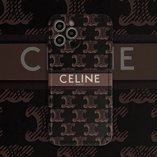  celine パロディ iphone13 pro max miniケース メンズ ブランドアイフォン13/12/12proケース セリーヌ