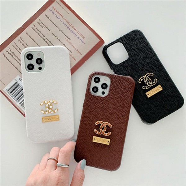 Chanel/ シャネルブランド革製iphone13/13 mini /13 pro maxケース モノグラムシンプルアイフォン12/12 mini/12 pro maxカバー韓国風質感アイフォン11/11 pro max/se2/X/XSケースセレブ愛用 パロディ コピー芸能人愛用 メンズ レディーズ