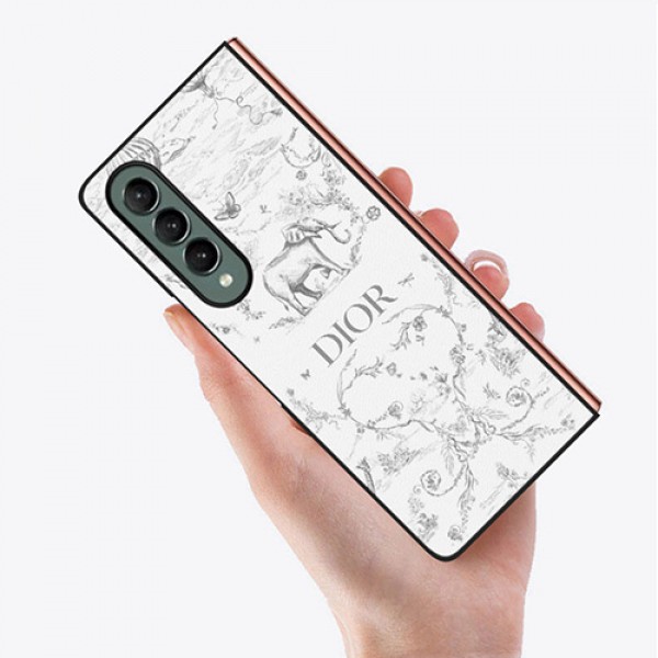 dior galaxy z fold 3 2 5gケース ブランドディオール激安galaxy z fold 3 z flip3カバーケースハイブランド