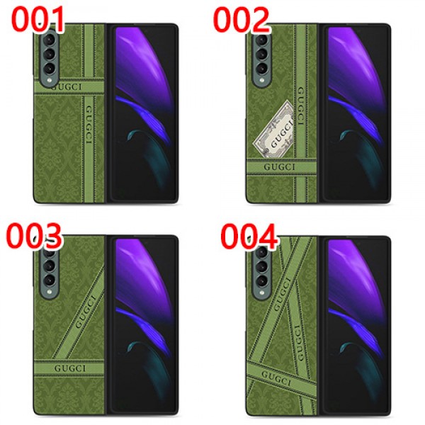 galaxy z flip 3 z fold3ケースグッチ ギャラクシー ゼット フリップ3 5g ケースau SC-55B  SC-54B  SCV47 SCG04Samsung 折りたたみスマートフォン Galaxy ZFlip 5g ハイブランドスマホケース 