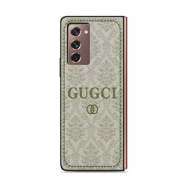 Gucci Galaxy Z Fold 2 5G ケース/カバー 革製ブランド サムスン ギャラクシーSamsung Galaxy Z Fold2 5Gケースグッチ おしゃれ カバー 耐衝撃 スマホケース ケース