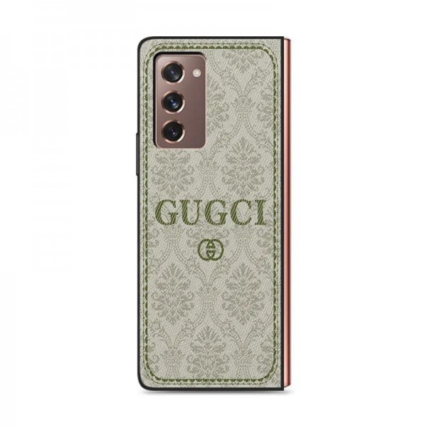 Gucci Galaxy Z Fold 2/3/4 5G ケース/カバー 革製ブランド サムスン ギャラクシーSamsung Galaxy Z Fold2/3/4 5Gケースグッチ おしゃれ カバー 耐衝撃 スマホケース ケース