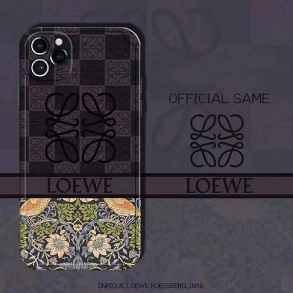 loewe ロエベ アイフォンケース 13 pro max 13 mini 12/11/se2ケースカバー激安中国風花柄loewe ロエベ ブランドスマホケース