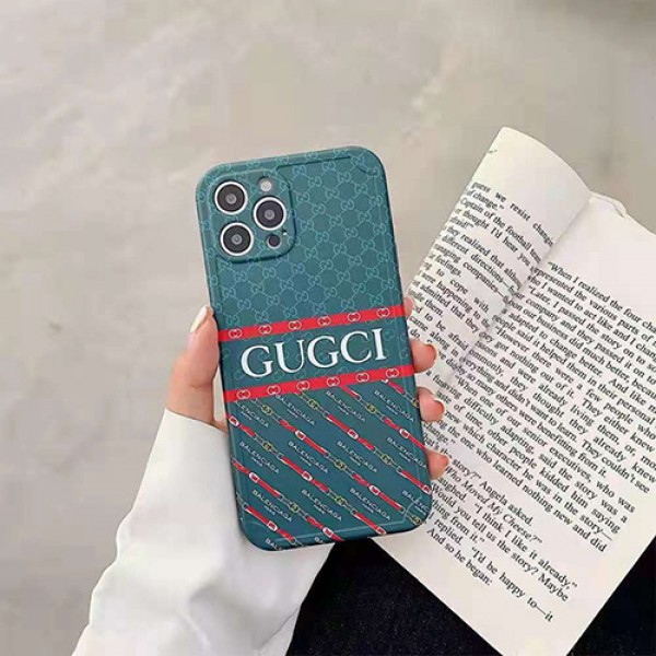 Gucci＆Balenciagaブランド 経典 iphone 13/12/12 pro/12 mini/12 pro maxケー ス耐衝撃 ジャケット型 ヒット防止 激安 アイフォン11/11 pro/11 pro max/se2スマホケース シリコン製 グッチバレンシアガコラボ IPHONE X/XS/XR/8/7ケース 韓国風 メンズ レディーズ 芸能人愛用 