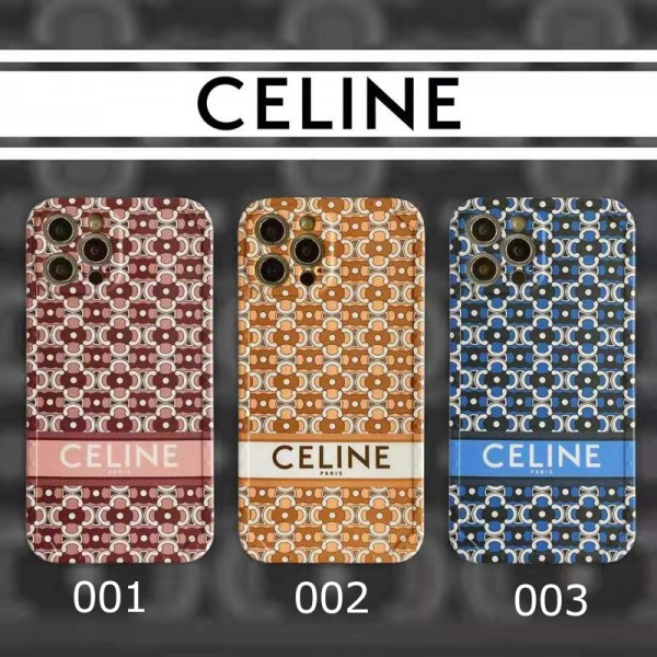 Celine/セリーヌ iphone se2/12/13 pro maxカバー 革製可愛いブランド風パロディケースiphone 11/8/xs maxケース男女ペアお揃い芸能人愛用可愛