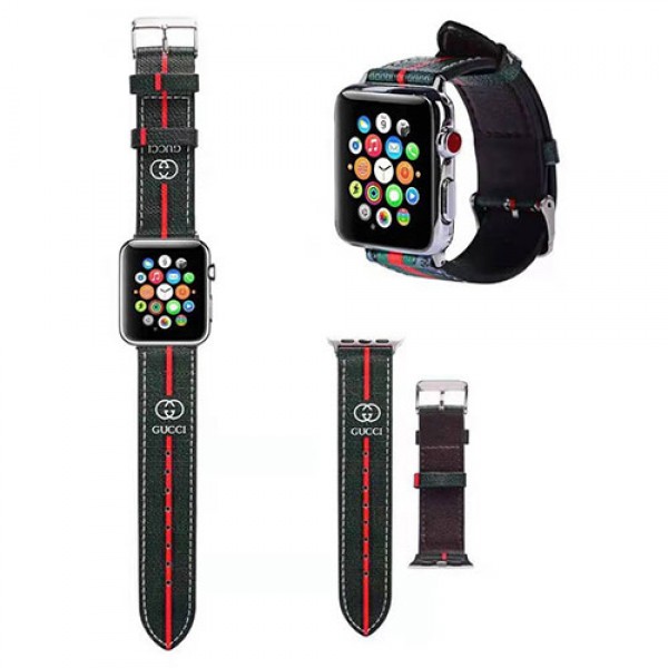 グッチ ブランドアップルウォッチ8/7/6/se2 45mm 44mm 42mm 41mm バンドオシャレ人気 apple watch 38mm ストラップ  高級ブランド バンド