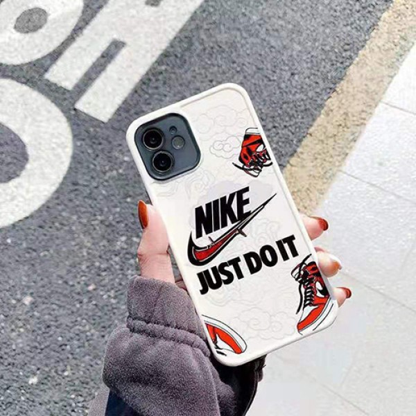 ナイキ ブランドJUST DOIT iphone 12 /12 pro/12 mini/12 pro maxケース 個性潮流iphone11/11pro/11pro maxケースオシャレ人気 iphone x/xs/xr/xs maxケース男女兼用