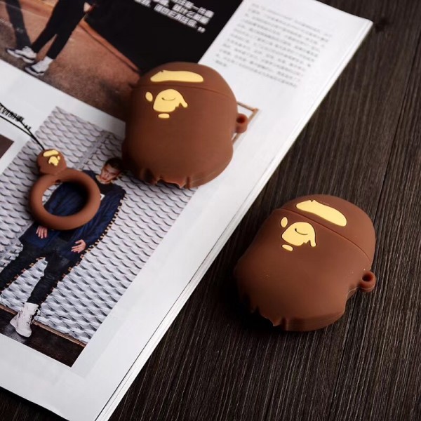 BAPE ブランドエアーポッズ プロ収納ケースAir pods1/2/3ケース 耐衝撃 落下防止Airpods pro3ケース メンズ レディース Air pods proケース 防塵 落下防止