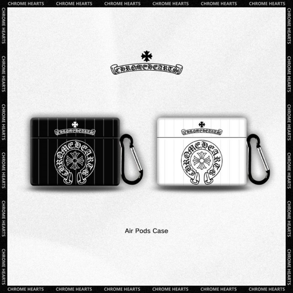 Chrome Hearts/クロムハーツ ブランドエアーポッズ プロ収納ケースAirpods1/2ケース メンズ レディース保護 軽量Air pods proケース 防塵 落下防止