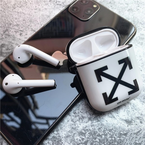 クロムハーツ/オーフホワイト Air pods1/2/3ケース 耐衝撃 落下防止Airpods pro3ケース メンズ レディース保護 軽量Air pods proケース 防塵