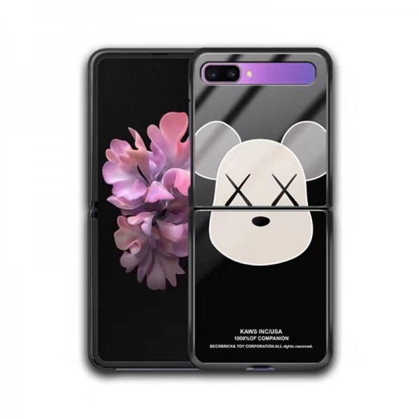 KAWS ファッション セレブ愛用 galaxy fold2ケース 激安個性潮 galaxy zflipケース ファッションシンプル Galaxy f9160ケース ジャケットメンズ 