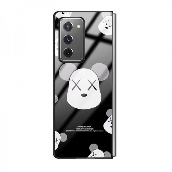 KAWS ファッション セレブ愛用 galaxy fold2ケース 激安個性潮 galaxy zflipケース ファッションシンプル Galaxy f9160ケース ジャケットメンズ 