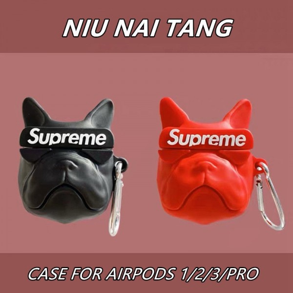 Supreme/シュプリーム Air pods proケース防塵Air pods1/2/3ケース 耐衝撃 落下防止 メンズ レディースAir pods proケース保護 軽量