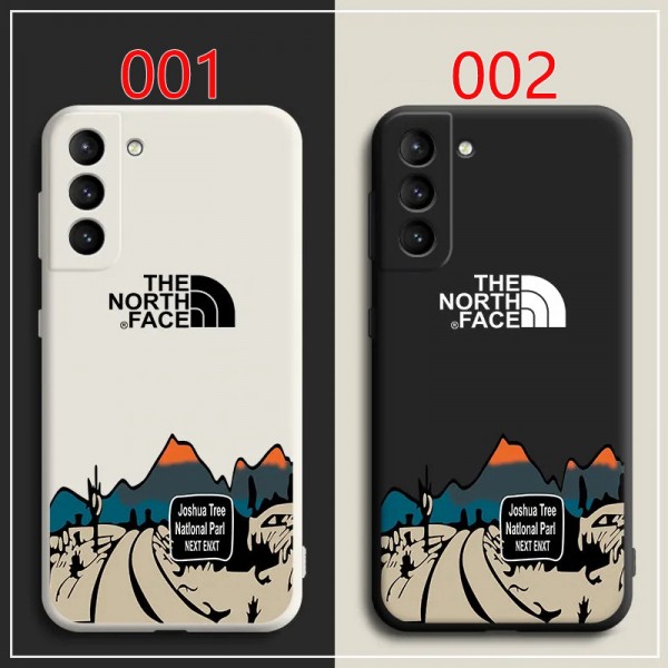 TheNorthFace ペアお揃い Galaxy s21/s21ultraケース iphone12mini/12promax/11/xs/x/8/7ケースins風 かわいいGalaxy s10/s20+ケースブランドiphone 12ケース ファッション