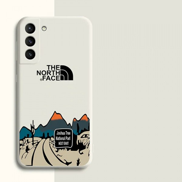 TheNorthFace ペアお揃い Galaxy s21/s21ultraケース iphone12mini/12promax/11/xs/x/8/7ケースins風 かわいいGalaxy s10/s20+ケースブランドiphone 12ケース ファッション