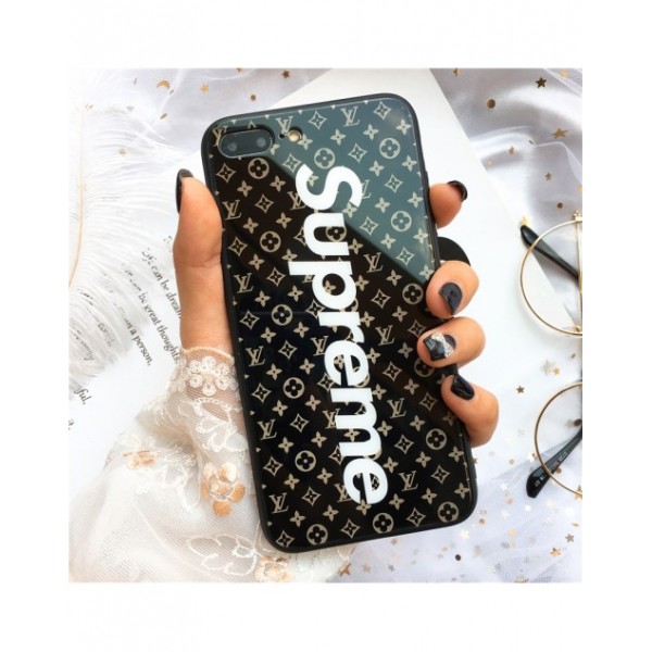 supreme lv コラボxperia 1/5/8 1/10 iiケース iPhone 12/xr/xs max/xs/11pro/11rケース ルイヴィトンGalaxy s20/s10/s9 plusケース iphone x/8/7スマホケース ブランド Iphone6/6s Plus Iphone6/6sカバー ジャケット 