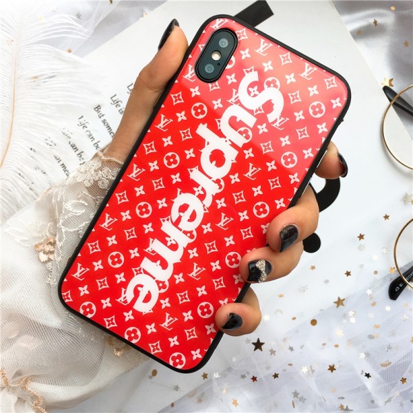 supreme lv コラボxperia 1/5/8 1/10 iiケース iPhone 12/xr/xs max/xs/11pro/11rケース ルイヴィトンGalaxy s20/s10/s9 plusケース iphone x/8/7スマホケース ブランド Iphone6/6s Plus Iphone6/6sカバー ジャケット 