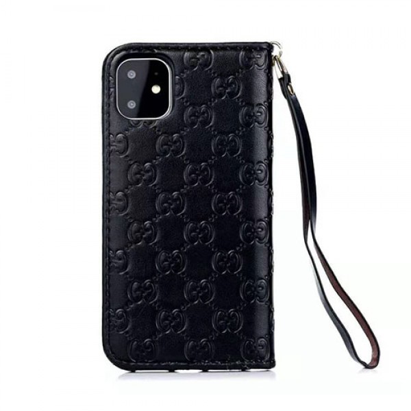 グッチiphone11/11pro maxケースブランドgucci iphone xr/xs maxケース手帳型ビジネス風 iphone x/8/se2/7 plusケース オシャレファッション高級レザー製