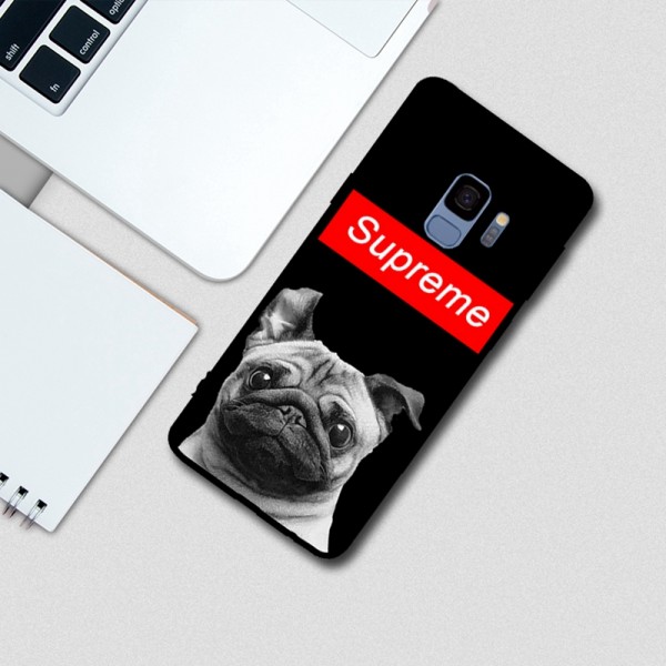 シュプリーム iphone12/12pro galaxy note20ケース ブランドsupreme iphone xr/xs max/se2ケース 個性犬プリント付き ギャラクシーs9/s8ケース xperia xz2/xz1ケースエクスぺリアxz/xzsケースファッション人気