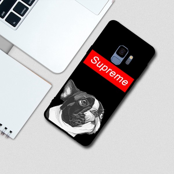 シュプリーム iphone12/12pro galaxy note20ケース ブランドsupreme iphone xr/xs max/se2ケース 個性犬プリント付き ギャラクシーs9/s8ケース xperia xz2/xz1ケースエクスぺリアxz/xzsケースファッション人気