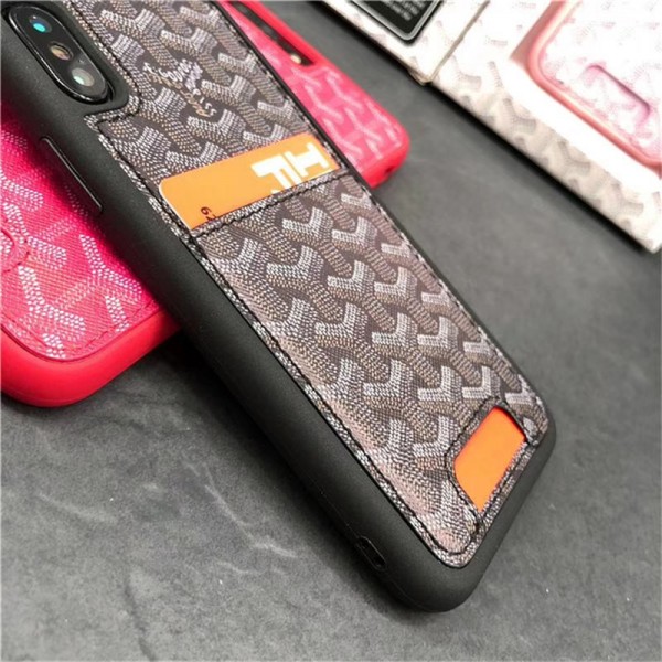 goyard iPhone12 2020ケース ゴヤール iphone 8/7/12pro maxスマホケース ブランド Iphone6/6s Plus Iphone6/6sカバー ジャケット カード入れ 新設計