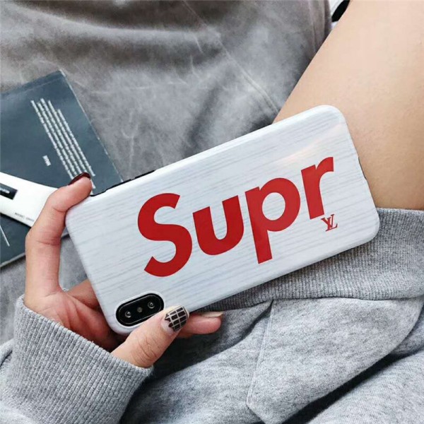 SUPREME LV iPhone xr/xs max/xsケース シュプリーム iphone x/se2/8/7スマホケース ブランドルイヴィトン Iphone6/6s Plusカバー ジャケット モノグラム