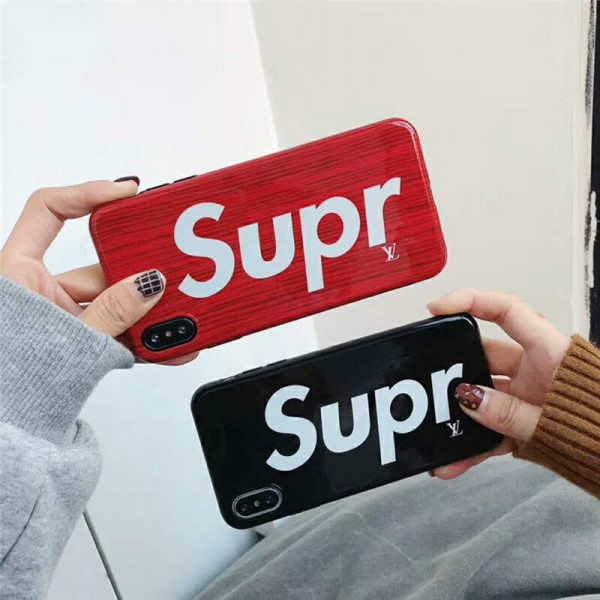 SUPREME LV iPhone xr/xs max/xsケース シュプリーム iphone x/se2/8/7スマホケース ブランドルイヴィトン Iphone6/6s Plusカバー ジャケット モノグラム