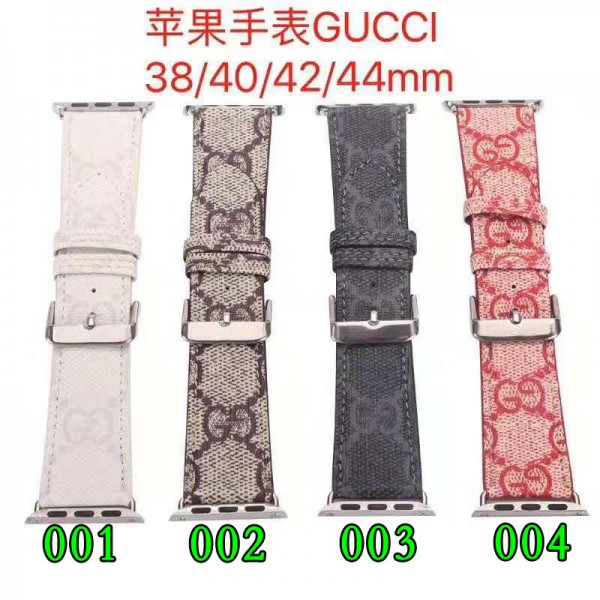 Gucci/グッチ Apple Watch 8/7/se2/6/5/4/3ベルト 交換用アップルウォッチ6/se 2020 バンド ブランド レディースバンド人気かわいい 38mm/40mm/42mm/44mm