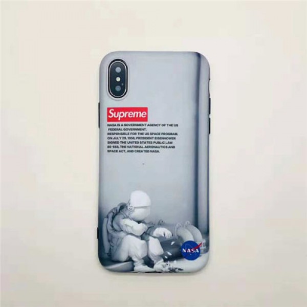 supreme iPhone 12/12pro/12promaxケース シュプリーム iphone x/se2/8/7スマホケース ブランド Iphone6/6s Plus Iphone6/6sカバー ジャケット 宇宙ステューシー絵柄