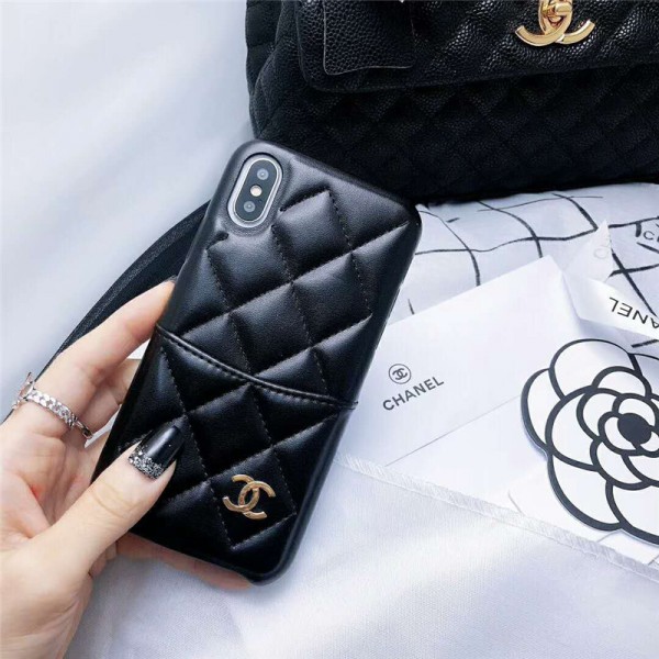 chanel iPhone 12 mini/12 pro/12 pro max/11/11pro/xr/xs max/xsケース シャネル iphone x/8/7スマホケース ブランドIphone6/6sカバー ジャケット 菱形紋 カード入れ