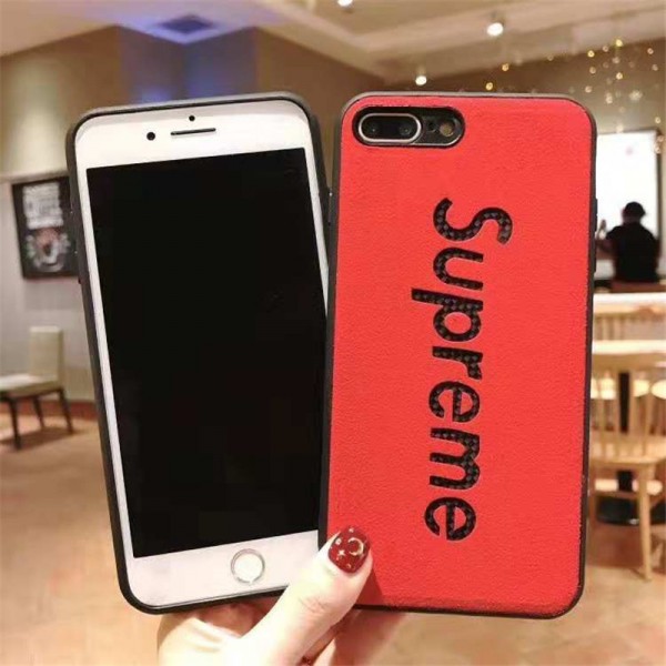 supreme iPhone xr/xs max/xsケース シュプリーム iphone x/8/7/se2 スマホiphone 12 2020ケース ブランドIphone6/6s Plusカバー ジャケット 凹み文字