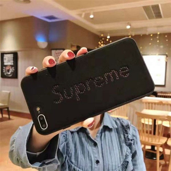 supreme iPhone xr/xs max/xsケース シュプリーム iphone x/8/7/se2 スマホiphone 12 2020ケース ブランドIphone6/6s Plusカバー ジャケット 凹み文字