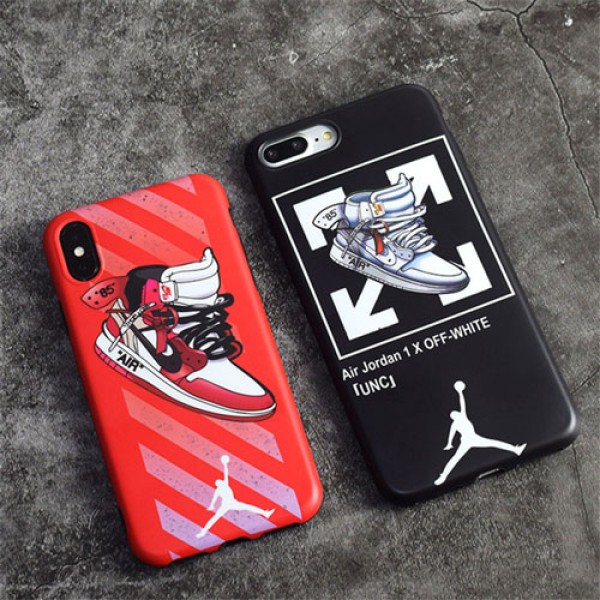 jordan iPhone xr/xs max/xsケース nike iphone 12/12pro/12pro max/8/7/se2スマホケース ブランドoff white Iphone6/6s Plusカバー ジャケット スニーカー絵柄