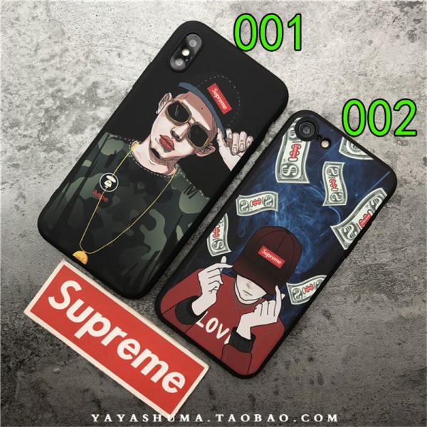 supreme iPhone xr/xs max/xsケース シュプリーム iphone 12 pro max/se2/8/7スマホケース ブランド Iphone6/6s Plus Iphone6/6sカバー ジャケット ギャラクター絵柄